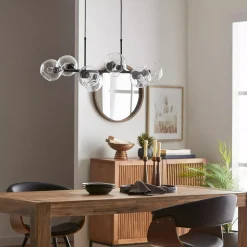 Outlet Glass and Metal Ceiling Lamp Ceiling Lamps