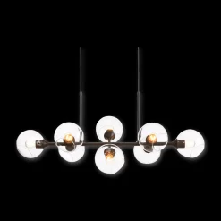 Outlet Glass and Metal Ceiling Lamp Ceiling Lamps