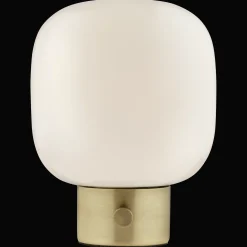 Outlet Glass and Metal Table Lamp Table Lamps