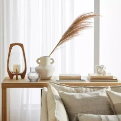 Online Glass Candle Holder with Wooden Base Home Decorative Items & Objects|Candles & Candle Stick Holders