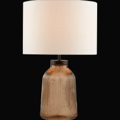 Glass Ribbed Table Lamp Table Lamps