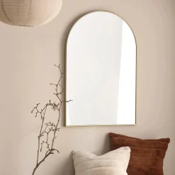 Sale Gold Arched Mirror Mirrors