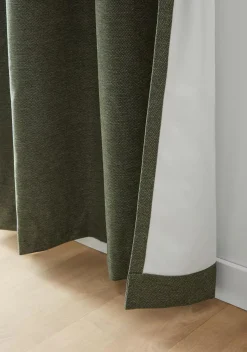 Discount Green Dion Blackout Curtain Sheer Curtains & Window Sheer Panels|Blackout Window Curtains