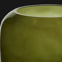 New Green Glass Pillar Candle Holder Home Decorative Items & Objects|Candles & Candle Stick Holders