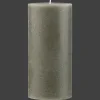 Online Green Marled Tall Candle Candles & Candle Stick Holders