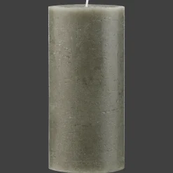 Online Green Marled Tall Candle Candles & Candle Stick Holders