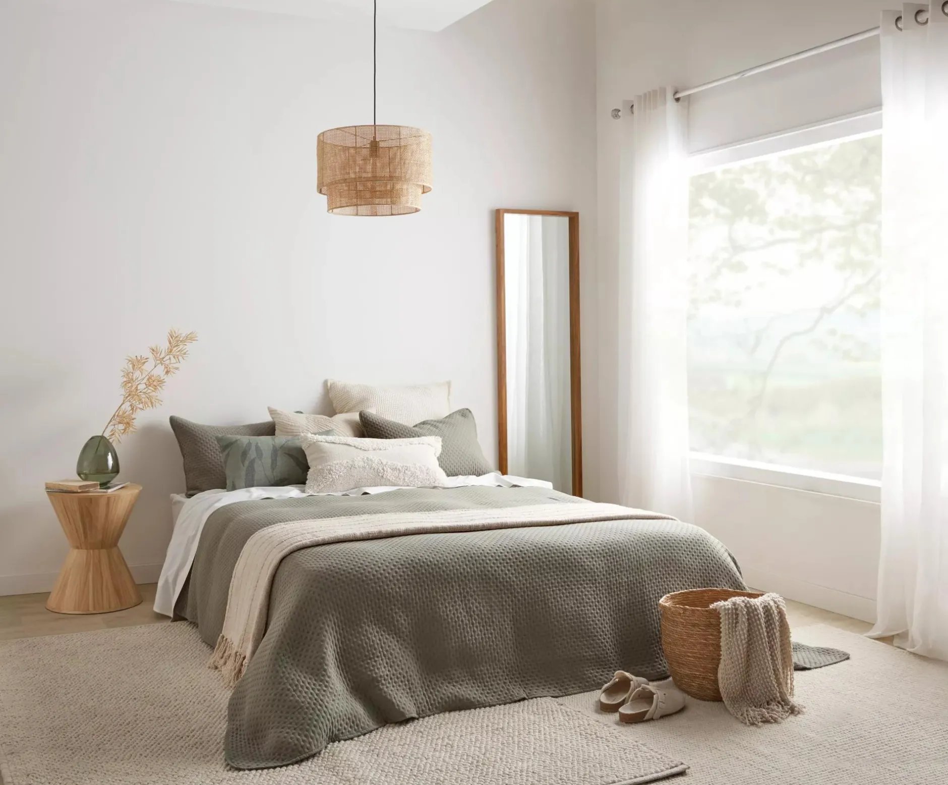 Online Green Nash Collection - 3-Piece Coverlet Set Coverlet Sets