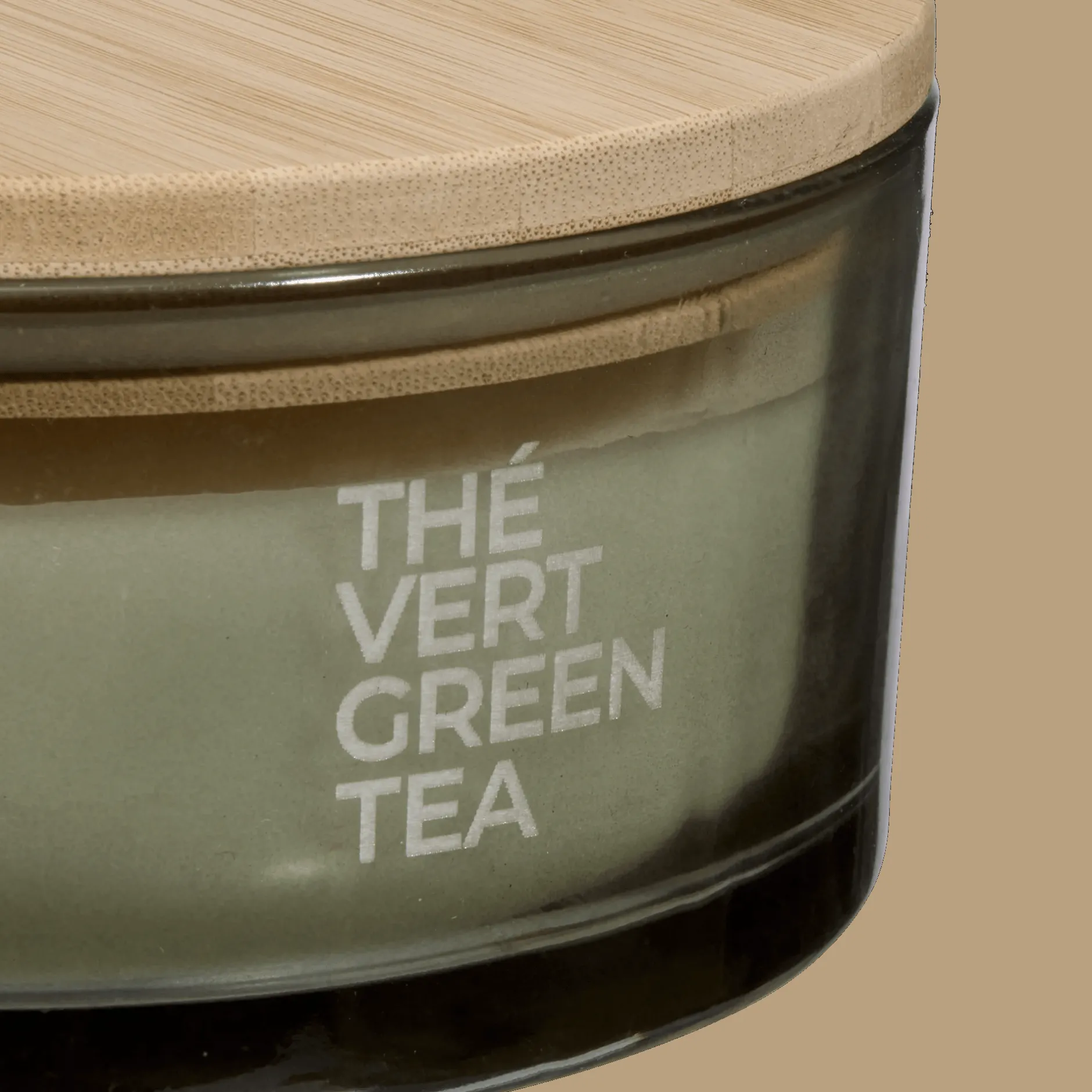 Discount Green Tea Candle with Wooden Lid Candles & Candle Stick Holders