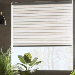 Clearance Grey Cordless Sheer Shade Window Blinds & Shades