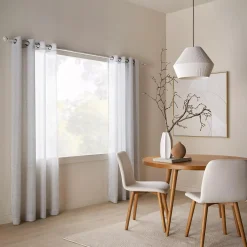 Discount Grey Merlot Sheer Curtain Sheer Curtains & Window Sheer Panels