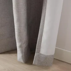 Hot Grey Mullins Blackout Back-Tab Curtain Sheer Curtains & Window Sheer Panels|Blackout Window Curtains