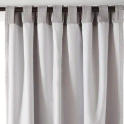 Hot Grey Mullins Blackout Back-Tab Curtain Sheer Curtains & Window Sheer Panels|Blackout Window Curtains
