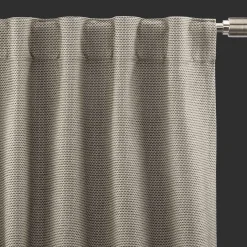Outlet Grey Ortega Blackout Back-Tab Curtain Sheer Curtains & Window Sheer Panels|Blackout Window Curtains
