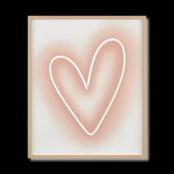 Online Heart Neon Light Wall Decor Junior Wall Decor & Mirrors