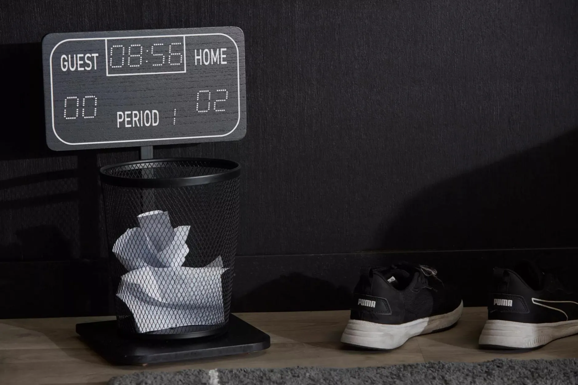 Outlet Hockey Scoreboard Garbage Bin Junior Decorative Accessories