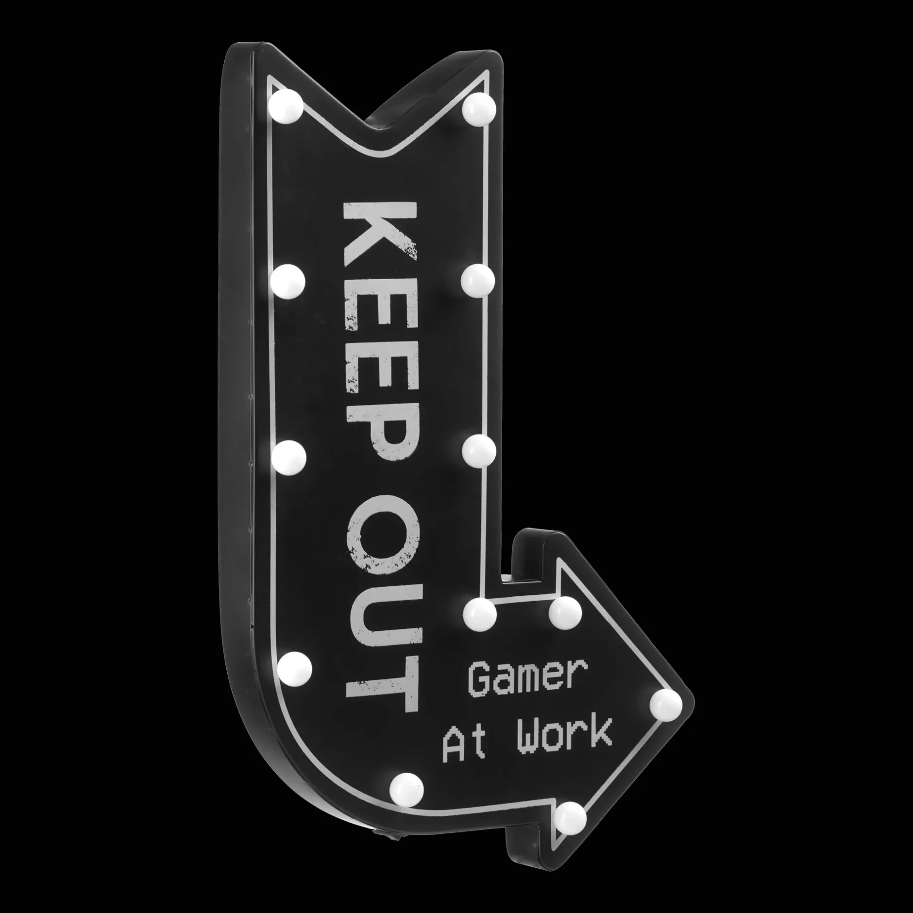 Outlet Illuminated Keep Out Sign Junior Wall Decor & Mirrors