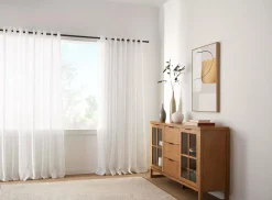 New Ivory Kacha Sheer Curtain Sheer Curtains & Window Sheer Panels