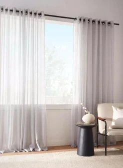 New Ivory Kacha Sheer Curtain Sheer Curtains & Window Sheer Panels