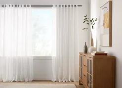 New Ivory Kacha Sheer Curtain Sheer Curtains & Window Sheer Panels