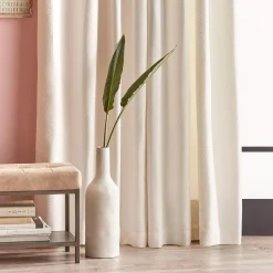 Online Ivory Quincy Panel Curtain Sheer Curtains & Window Sheer Panels|Room Darkening & Light Filtering Curtains