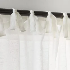 Jessica Tie Top Sheer Curtain Sheer Curtains & Window Sheer Panels