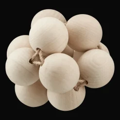 New Knotted Decorative Wood Balls Home Decorative Items & Objects