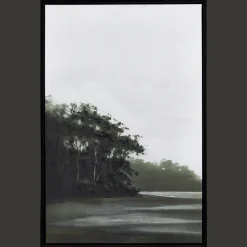 New Lakeside Framed Art Oil Paintings