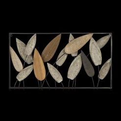 Leaf Wood & Metal Wall Art Wall Decorations