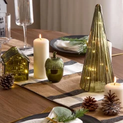 Outlet LED Glass Decorative Tree Seasonal Greenery