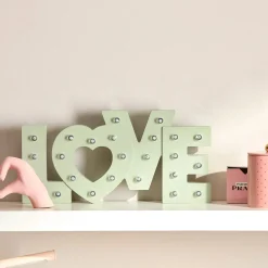 Clearance LED Love Typo Junior Decorative Accessories