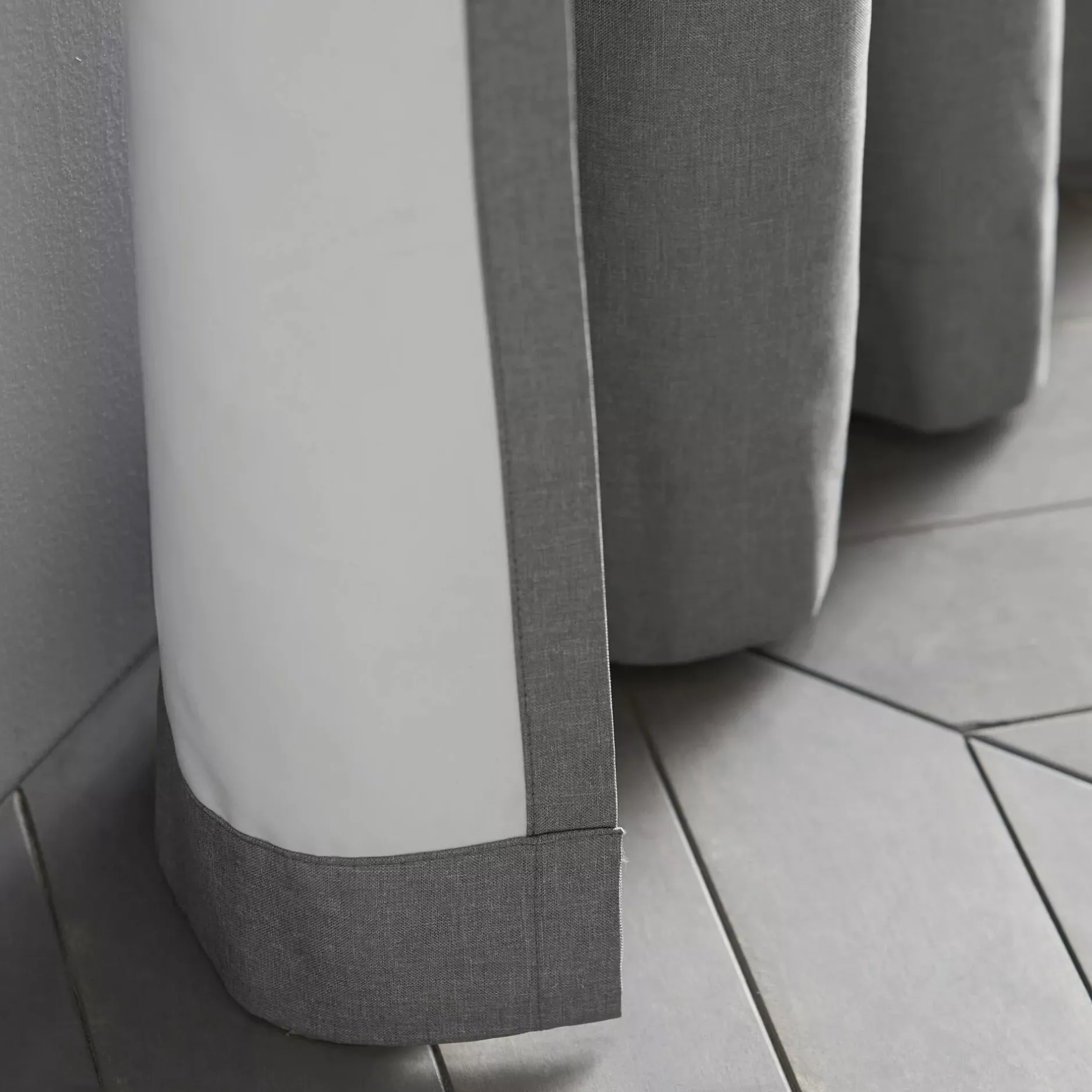 Clearance Light Grey Chambray Blackout Curtain Sheer Curtains & Window Sheer Panels|Blackout Window Curtains