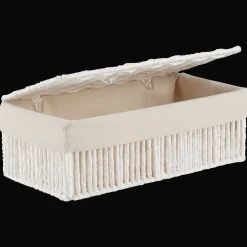 Linen Basket with Lid Storage Baskets & Hampers|Storage & Baskets