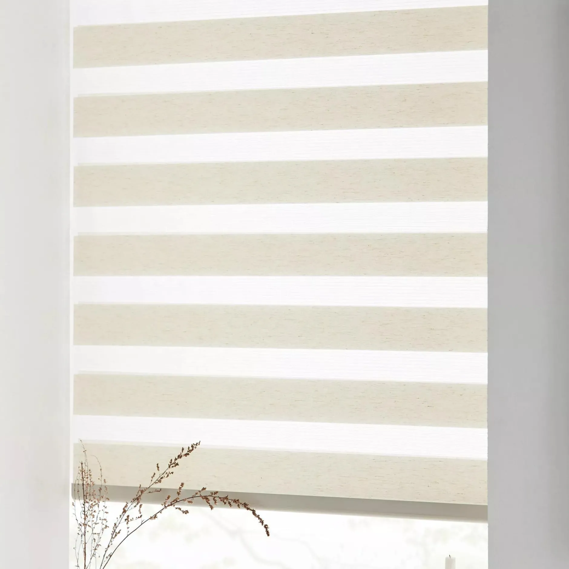Online Linen Cordless Sheer Shade Window Blinds & Shades