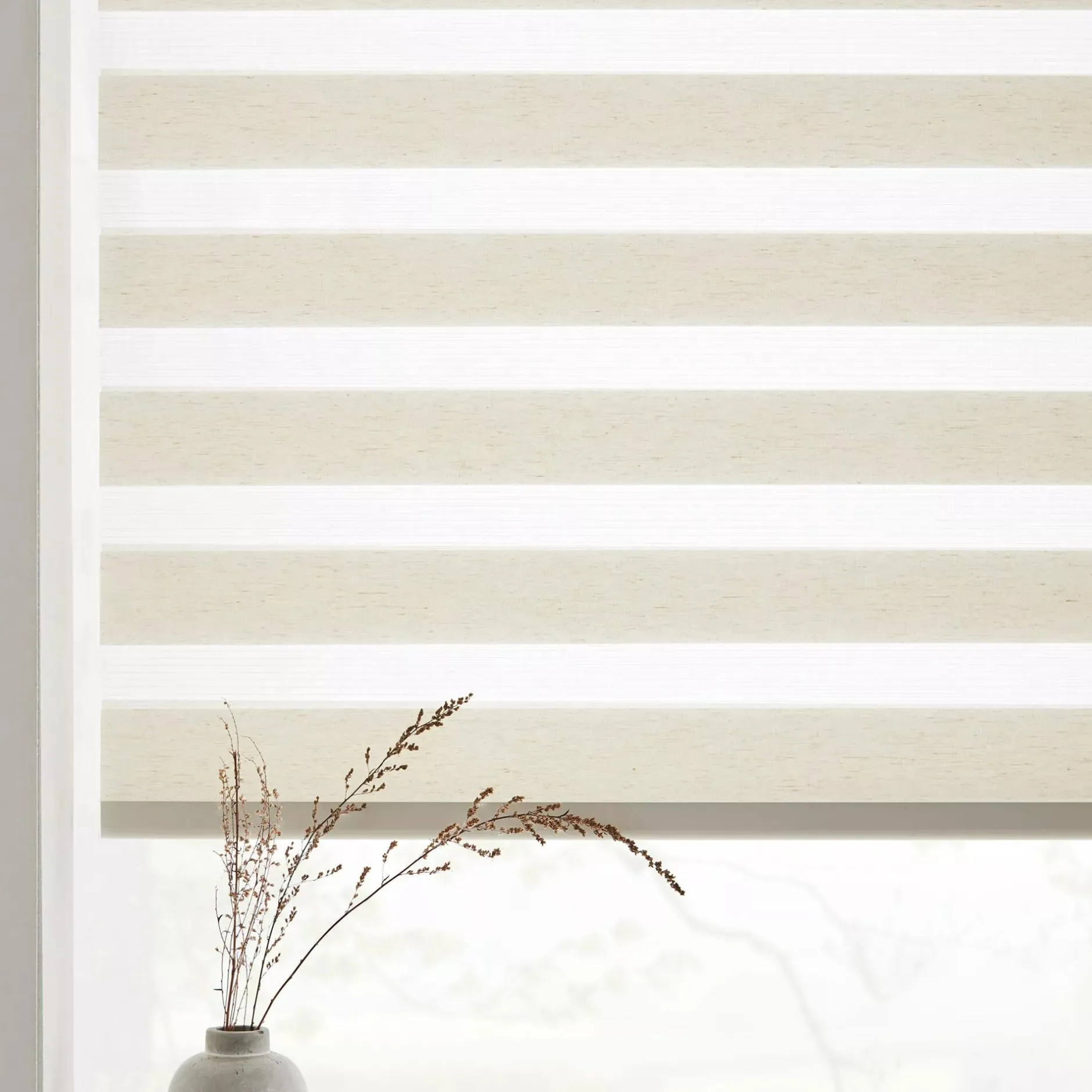 Online Linen Cordless Sheer Shade Window Blinds & Shades