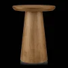 Mango Wood Hourglass Side Table Side Tables|Coffee Tables & Side Tables
