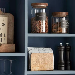 New Mango Wood Napkin Holder Dinnerware|Kitchen & Dining Accessories