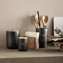 New Mango Wood Napkin Holder Dinnerware|Kitchen & Dining Accessories