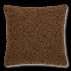 Sale Medium Brown Doodle Boucle Decorative Throw Pillow Decorative Throw Pillows