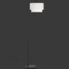 Discount Metal Floor Lamp with White Shade Floor Lamps