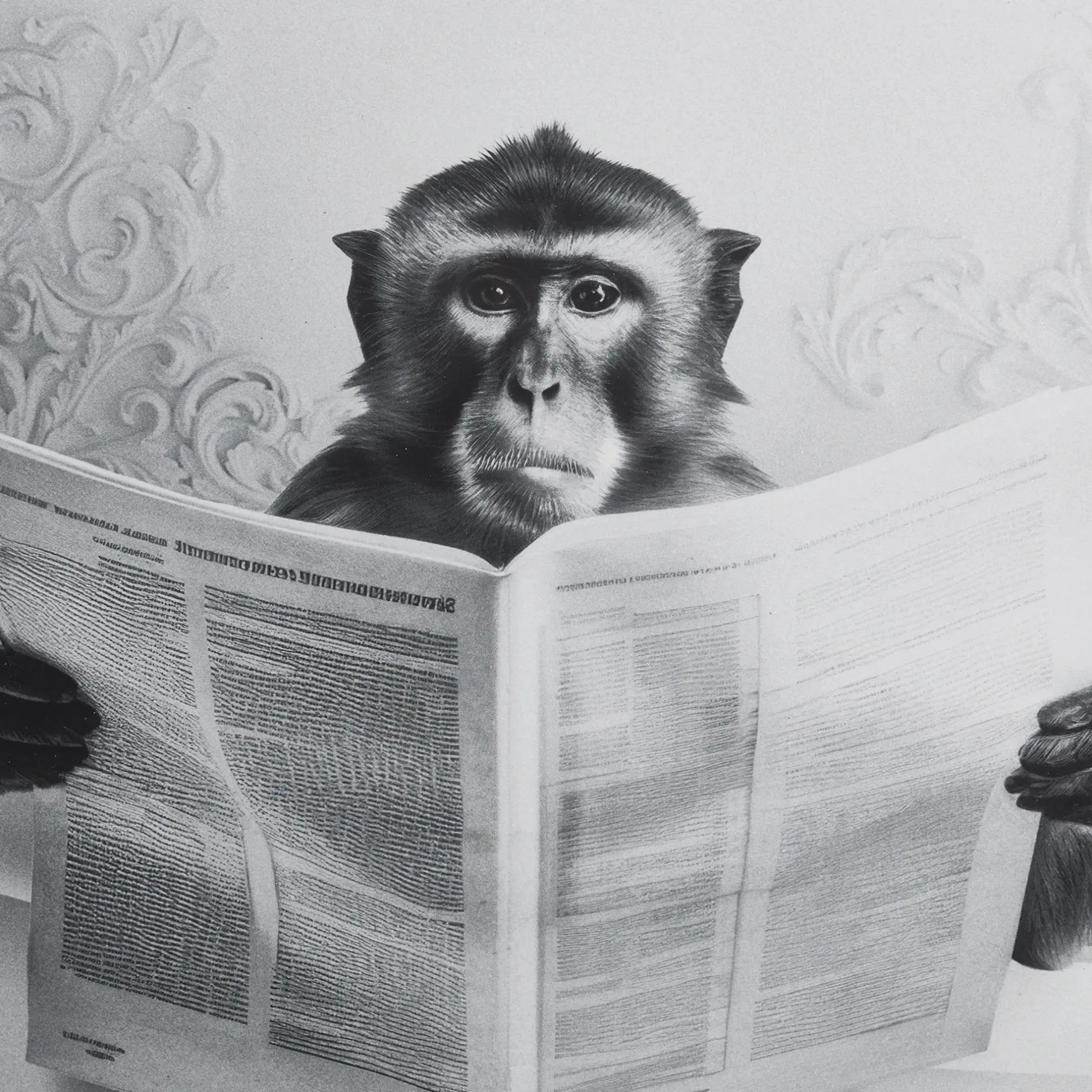 Clearance Monkey in Bathtub Printed Framed Canvas Printed & Photography Wall Art Canvases