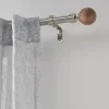 Best Natural Wood Curtain Rod Set - Diameter 13/16 mm Curtain Rods