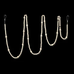 Hot Natural Wood Garland Christmas Decorative Objects