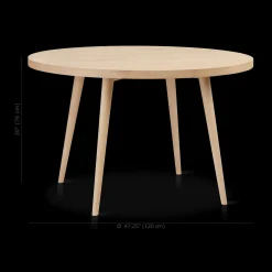 Sale Natural Wood Round Dining Table Furniture Accessories|Dining Tables & Kitchen Tables