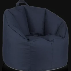 Online Navy Canvas Bean Bag Junior Bedroom Furniture