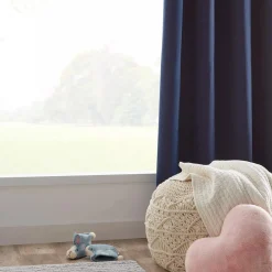 Best Navy Kimia Blackout Curtain Sheer Curtains & Window Sheer Panels|Blackout Window Curtains