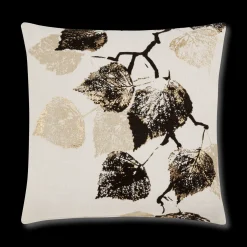 Outlet Novak Throw Pillow with Foil Embellishment Decorative Throw Pillows