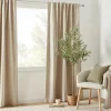 Discount Oatmeal Adrie Blackout Curtain Sheer Curtains & Window Sheer Panels|Blackout Window Curtains