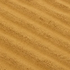 Discount Ochre Ribbed Washcloth Bath Towels