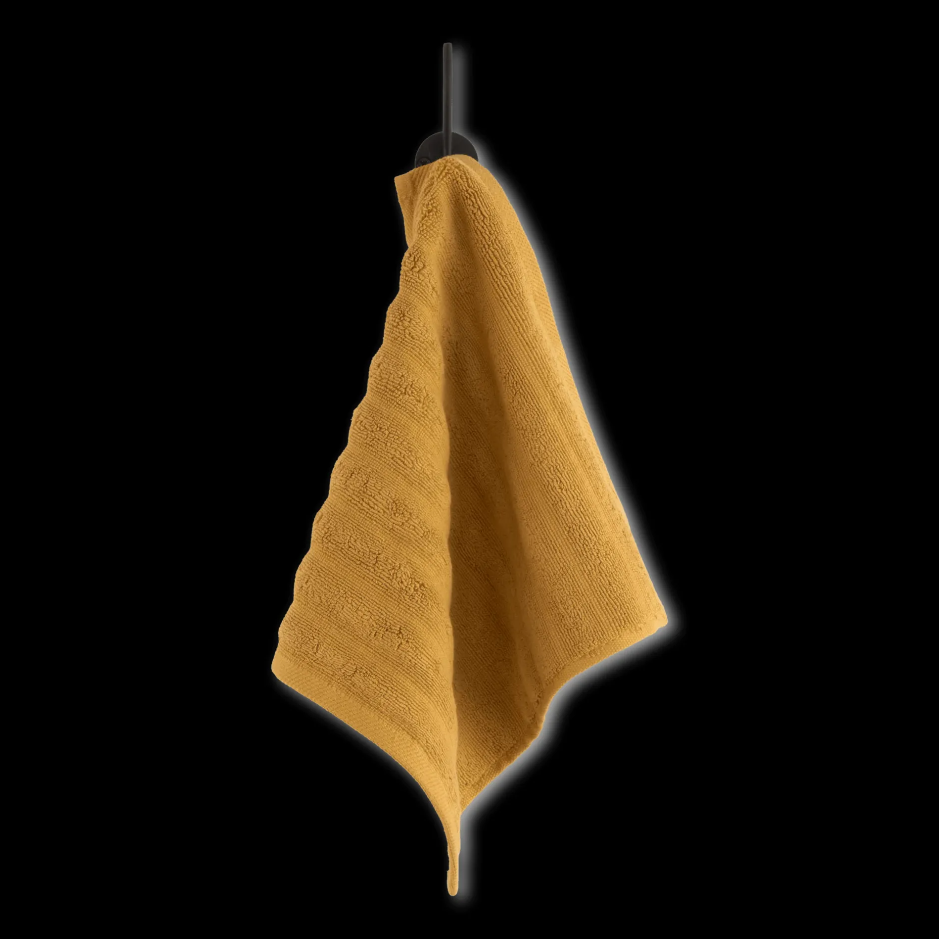 Discount Ochre Ribbed Washcloth Bath Towels