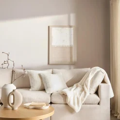 Clearance Off White Set of 2 Ellyn Decorative Pillow Decorative Throw Pillows